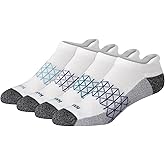 Hanes Men's Absolute Active Cushioned Heel Shield Moisture Wicking Socks (4-Pack)