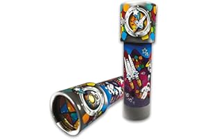 Kaleidomagic - Space from Deluxebase, Eco-Friendly Cardboard Kaleidoscope with Colorful Patterns, Retro Novelty Toy for Kids, Educational Gift and Party Favors