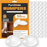 Cabinet Door Bumper Clear- Drawer Stoppers for Dresser 50PCS, Drawer Stops Cabinet Cushion, Cabinet Stoppers Rubber Cabinet D