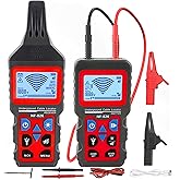 NOYAFA NF-826 Underground Cable Locator, Breakpoint Locator Tracker | Locate Buried Cables Up to 6ft Deep, Detect Breaks/Shorts, NCV, Rechargeable, Flashlight, for Wall/Pipeline/Underground