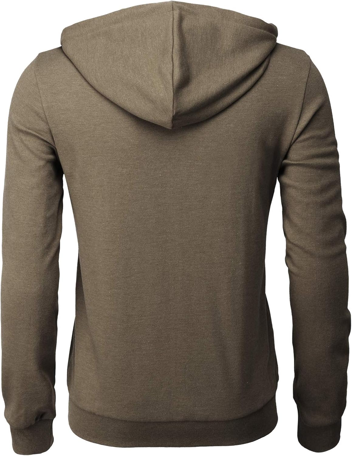 H2H Mens Casual Zip up Hoodie Jacket Double Cotton Lightweight Hooded at  Men’s Clothing store