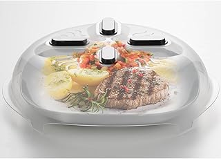 Mikrowellenabdeckung Mikrowellen-Abdeckhaube Spritzschutz-Haube transparent 30cm