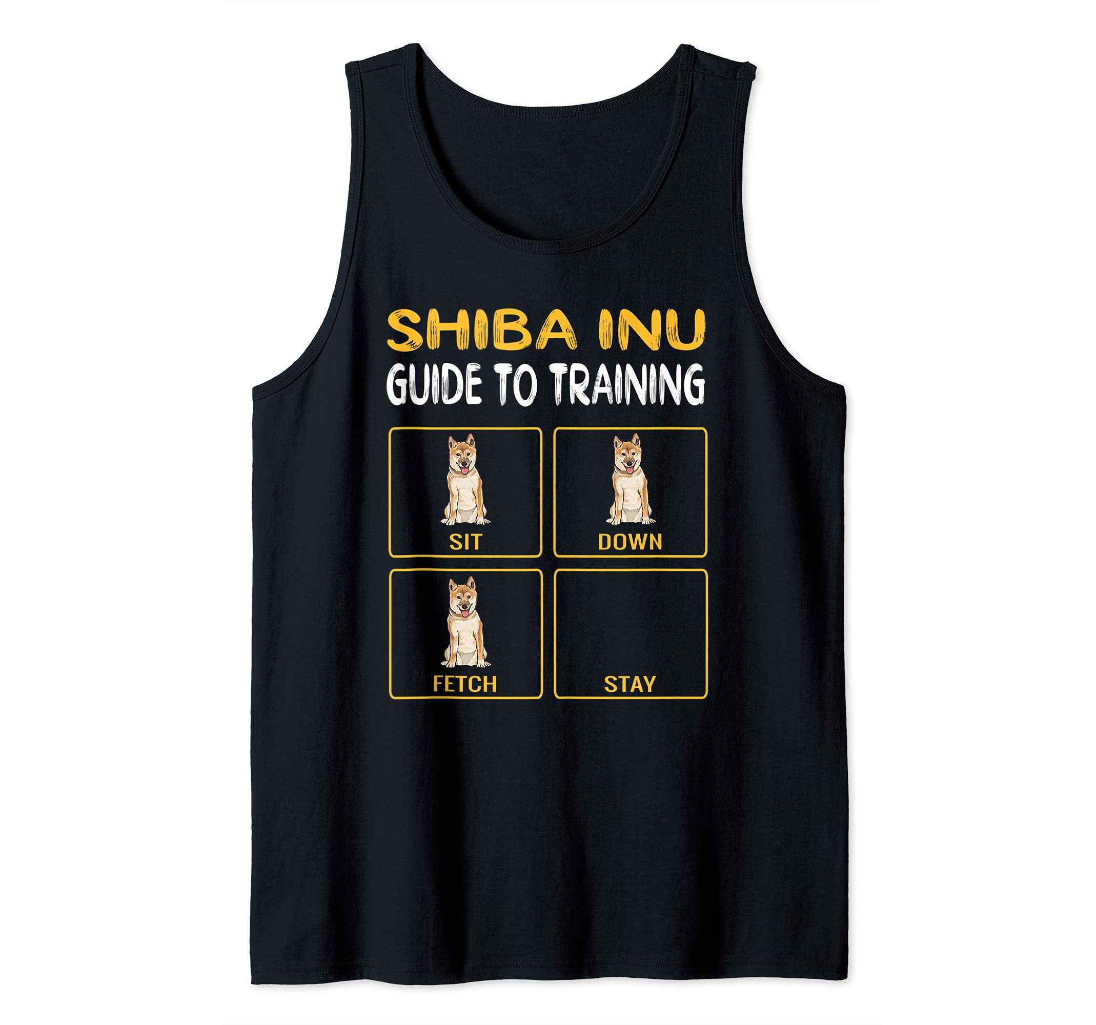Funny Shiba Inu Guide To Training Dog Obedience Trainer Tank Top