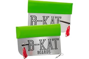 B-Kat Boards Catfishing Planer Boards, Reversible Side Planer, for Trolling, Dragging, Anchor Boat Fishing, Set of 2 Boards, Made in The USA