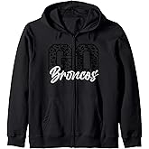 Go Broncos Zip Hoodie