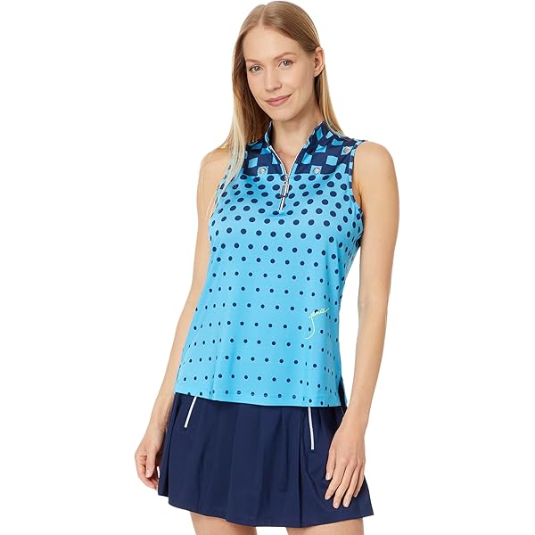 Jamie Sadock Women's Crossings Sleeveless Top, Moonlit Navy at