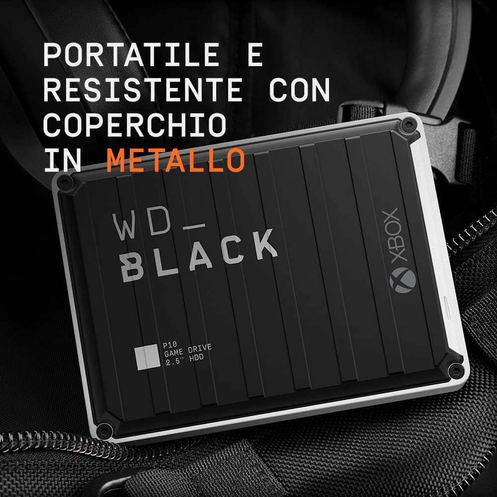 WD_Black 1TB P10 Game Drive for Xbox - Portable External Hard Drive with 1-Month Xbox Game Pass - WDBA6U0010BBK-WESN (Renewed)