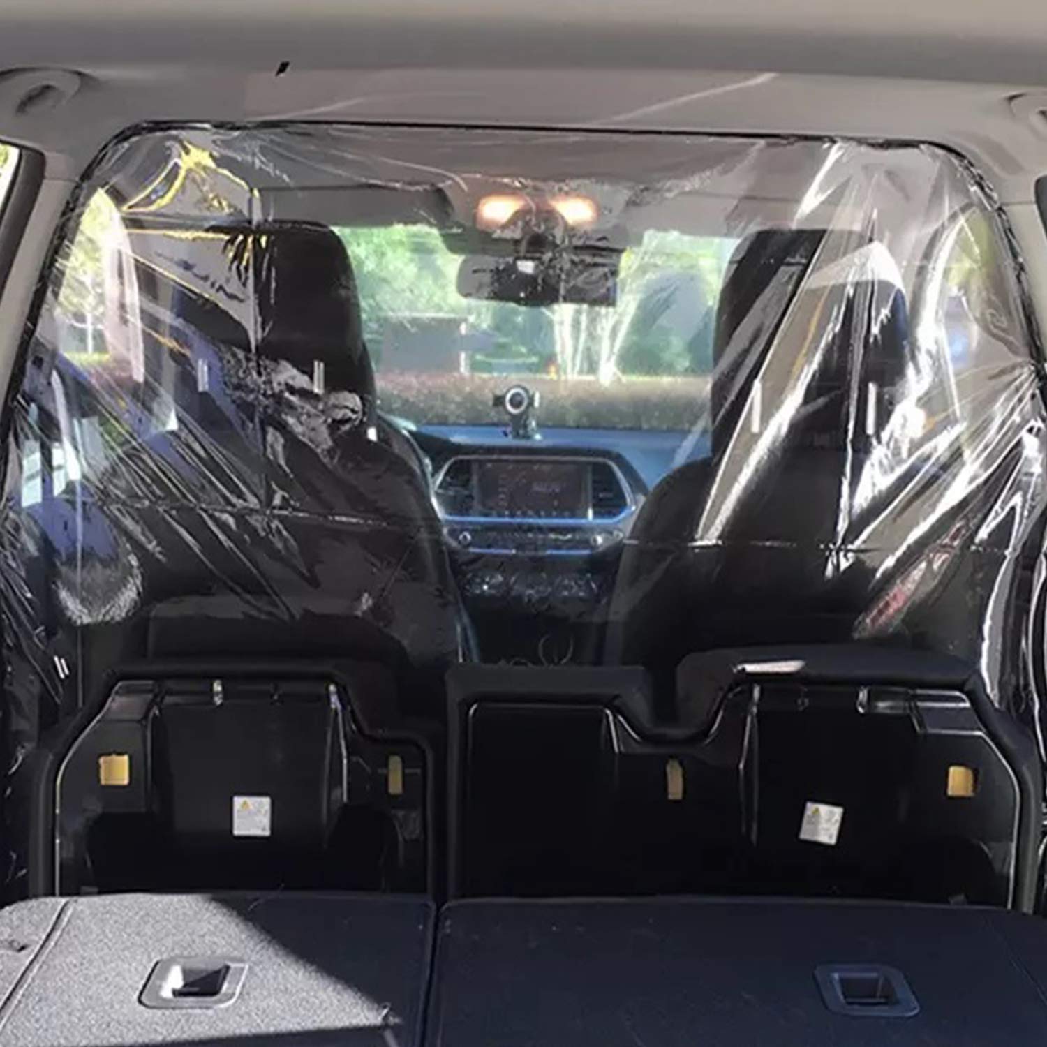 Circle One Car Isolation Partition Curtain, Protective Transparent PVC