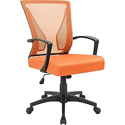 Furmax Office Chair Mid Back Swivel Lumbar Support