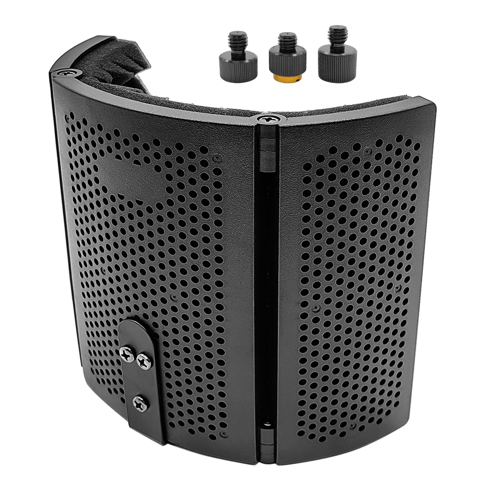 Musiin Recording Pop Filter, Triple-Panel Pop Filter and Acoustic Foam Shield for Streaming, Recording, and Voice Work
