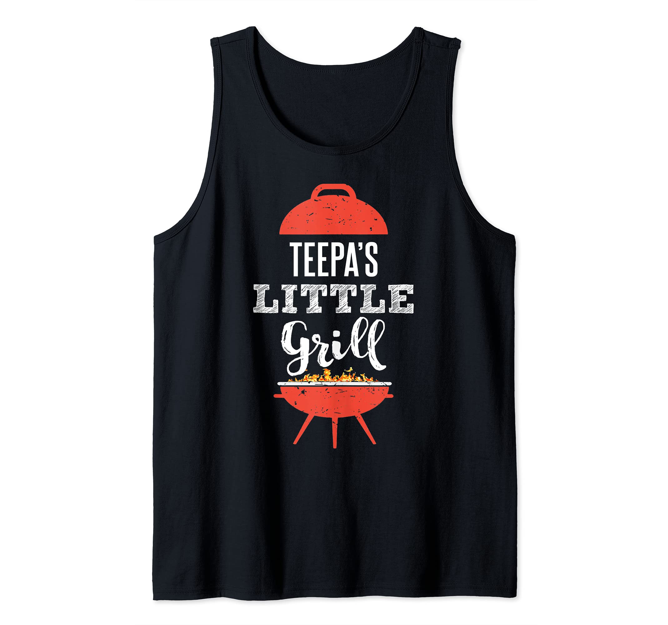 Funny BBQ Grilling Gift Design for Teepa's Little Grill Tank Top