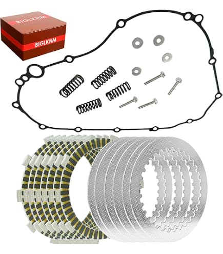 Juego De 9 Discos De Fricción De Embrague Para Yamaha YZF-R1 2009-2014 | Repuesto De Alta Calidad, Mejora La Transmisión Y Disipación De Calor