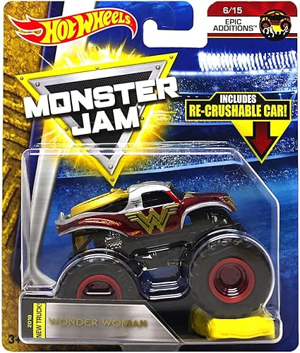 wonder woman monster truck toy