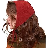 Tivi Tovo Winter Ear Warmers for Women Muffs Balaclava Head Knit Hooded Scarf Ear Protection Hat Cover Wrap Scarves Hijab Cap