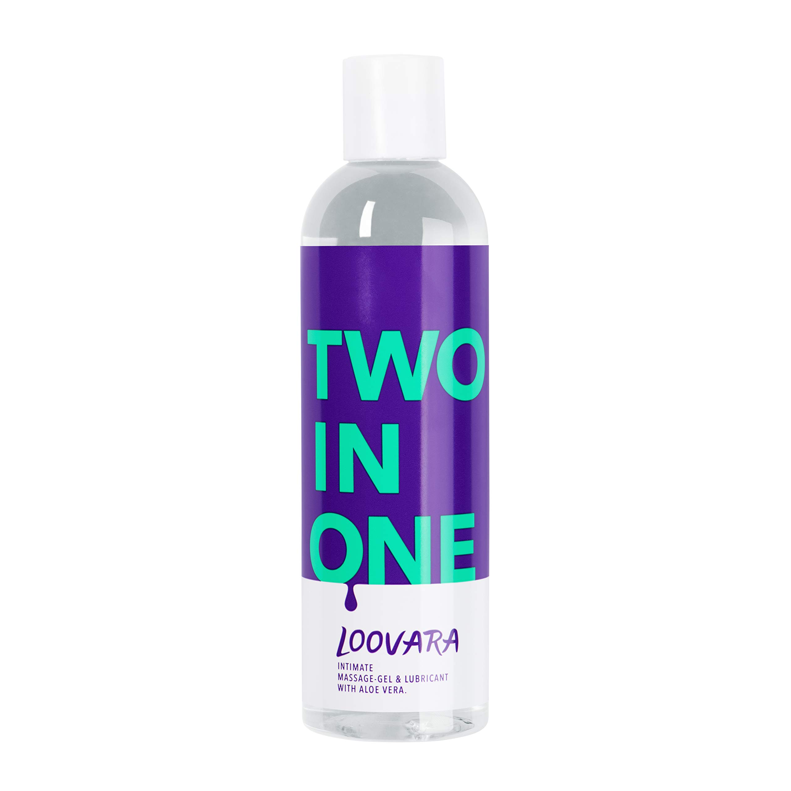 Loovara Massage Oil Lubricant 250 ml - Two in ONE – 2-in-1 Nourishing Massage Oil & Lubricant with Aloe Vera, Vegan, Natural, dermatologically Tested, Condom-Resistant