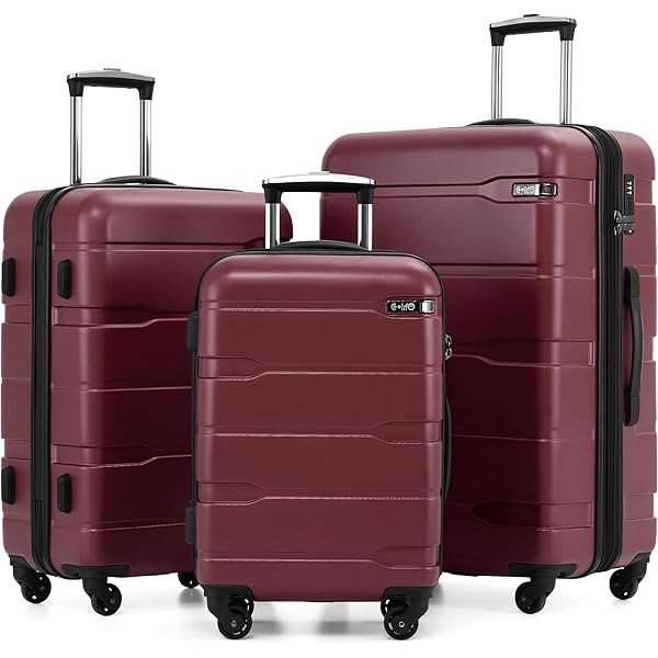 デパコスセット Amazon.com | Merax Luggage Sets 2 Piece with Cosmetic Case