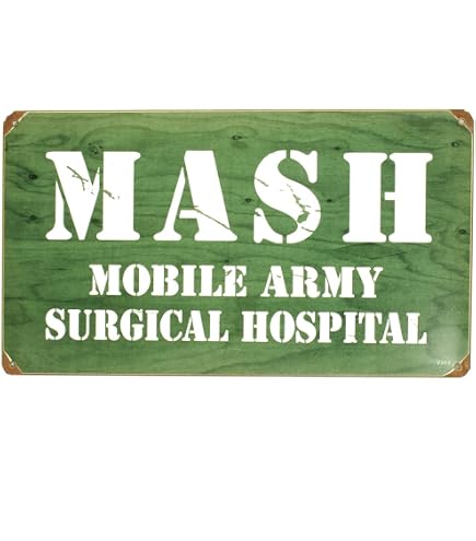 Amazon.com: Tinworld Tin Sign: Mash Sign 4077th Retro Tv Show Army