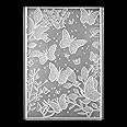 3D Embossing Folders, Textured Flowers Leaves Embossed Template 5x7 Inch Embossing Folder Plastic Embossing Folders for Card Making Scrapbooking Paper Crafts