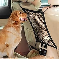 Parliky Auto Hundegitter Netz - Mesh Barriere Für Rücksitz | Einfache Installation