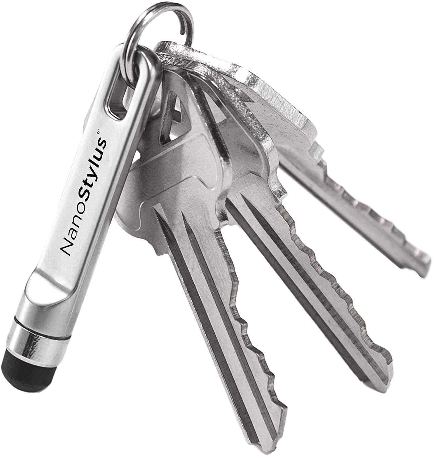 KeySmart NanoStylus – Mini Keyring Stylus Ergonomic, Portable and Precise Keychain Stylus Pen for Touch Screens