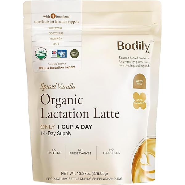 Amazon.com : Bodily Organic Lactation Latte Powder - Spiced