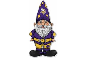 Rico Industries NFL Football Minnesota Vikings Gnome Shape Cut Pennant - Home and Living Room Décor - Soft Felt EZ to Hang