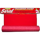 RED SARAL Wax-Free Transfer (Tracing) Paper for Precision Tracing on Any Surface-12 inches x 12 Foot roll