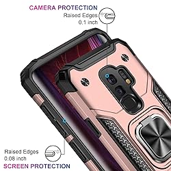 IKAZZ for Galaxy S9 Plus Case,Dual Layer Soft