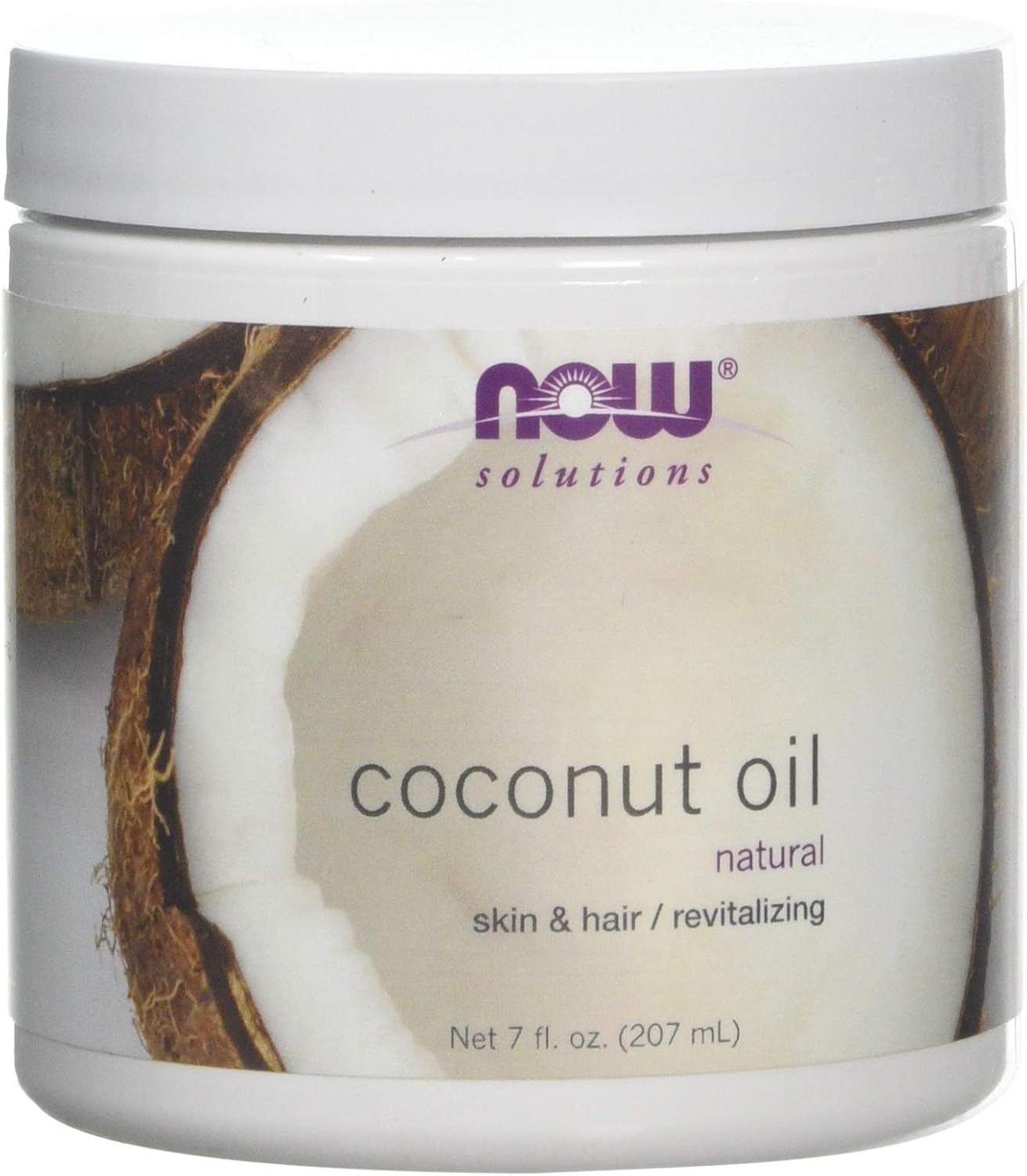 100% Natural Coconut Oil, No Color, 207 ml (Pack of 1)