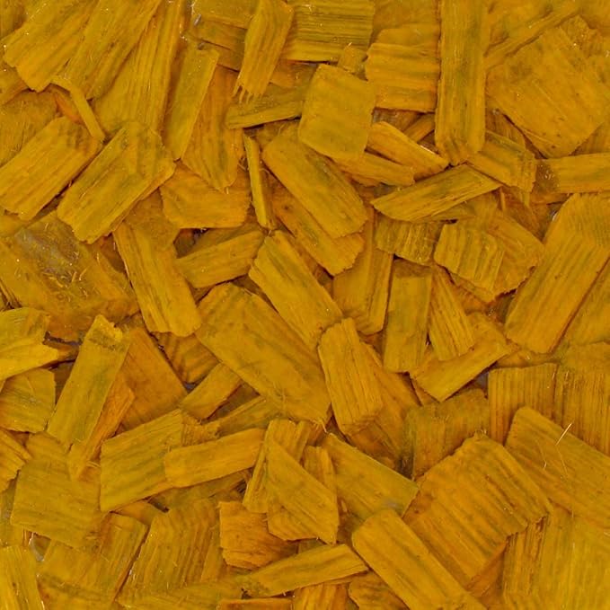 PALIGO Holzhackschnitzel Gelb Farbig Fallschutz Hackschnitzel Wald Kiefer Natur Pinus Sylvestris Garten Dekor Mulch Holz Häck