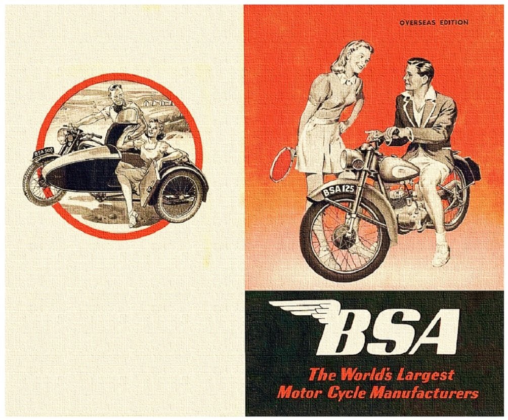 B.S.A. Brochure 1949: THE WORLDS LARGEST MOTOR