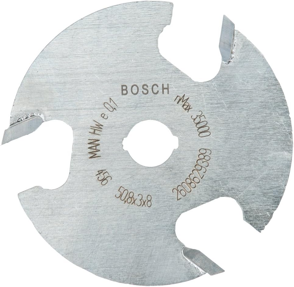 Bosch 2608629389 Carbide Circular Cutter 8 mm, D1 20 mm Length 3 mm (8 mm), grey, 3mm