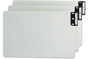 Smead Pressboard End Tab File Guides, Vertical Metal Tabs, A-Z, Legal, Green, 25 per Set (63276)