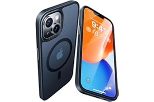 Opxyl Magnetic for iPhone 14 Case Compatible with MagSafe, [16FT Drop Protection] Shockproof iPhone 14 Phone Case for MagSafe Wallet Sleeve, Magnetic Car Holder, Magnetic Portable Charger, Black