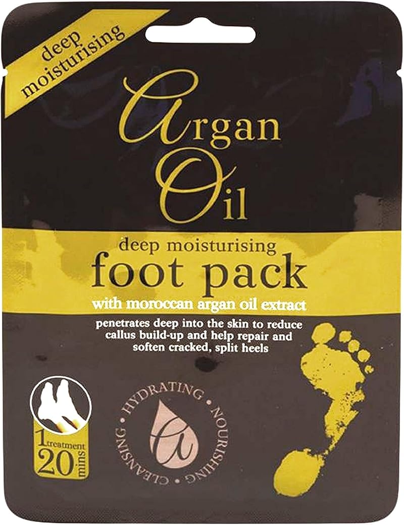 Argan Oil Deep Moisturising Foot Pack with Moroccan Oil Extract - 6 Packs