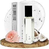Riddle Oil Muse Roll On Fragrance Perfume - Fruity Citrus Floral Mini Rollerball Fragrances for Women - Coconut, Peony, Magnolia, Bergamot, Sandalwood, and Amber