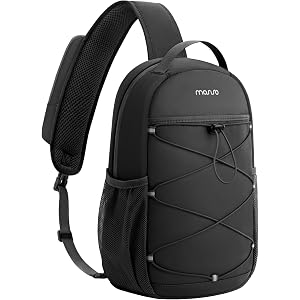 MOSISO Sling Bag for Men & Women, Small Crossbody Sling Backpack | Travel Hiking Daypack, Shoulder Chest Bag