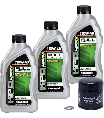 Amazon.com: 1989-2026 Kawasaki Ninja OEM Oil Change Kit KAW02