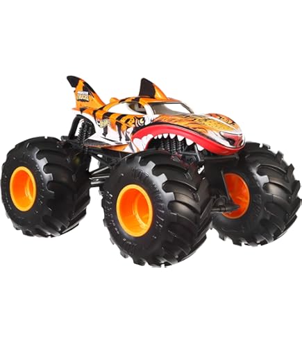1/24 スケール　モンスタートラックス - ティラノサウルス・レックス Amazon.com: Hot Wheels Monster Trucks Tyrannosaurus Rex, 1