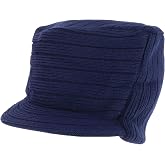 Armycrew Flat Top Army Style Knitted Visored Beanie Cap