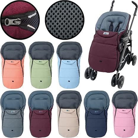 Sommerfußsack Fußsack 3D MESH LIFELINE für Kinderwagen Buggy Jogger (MARINE)