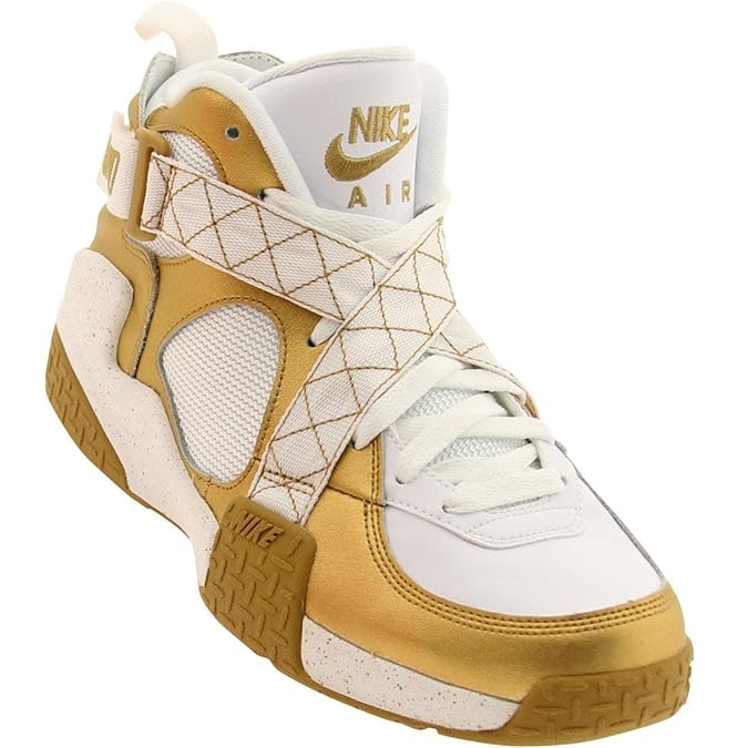 Amazon.com | NIKE Air Raid QAM Men Sneakers Metallic Gold/White 642330-700 (SIZE: 13) | Shoes