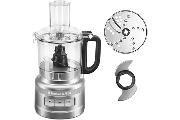 KitchenAid KFP0718CU Food Processor, 7 Cup, Contour Silver