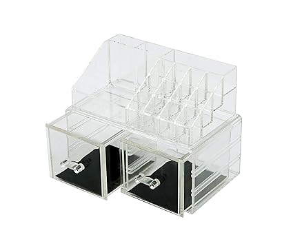 Amazon Com Warmtip Acrylic Makeup Cosmetic Organizer Storage