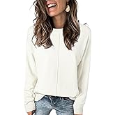EVALESS Womens Sweaters Fall 2025 Casual Long Sleeve Lightweight Oversized Pullover Sweater Tops
