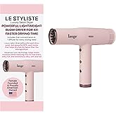 L'ANGE HAIR Le Styliste Hair Dryer | Quiet Brushless Blow Dryer with Diffuser | 1875 Watts for 4X Faster Drying | Hairdryer with 3 Heat & Speed Settings | Best Hair Dryers for Blowouts