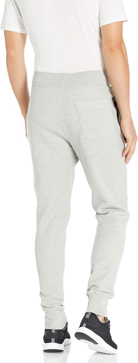 champion flock script grey jogger sweatpants