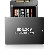 EDILOCA ES106 128GB SSD SATA III 2.5" 3D TLC NAND Flash Internal Hard Drive, Up to 500MB/s Read, Upgrade PC or Laptop Memory 