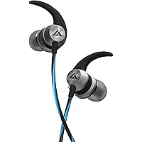 Boult Audio BassBuds X1 in-Ear Wired Earphones with 10mm Extra Bass Driver and HD Sound with mic(Blue)