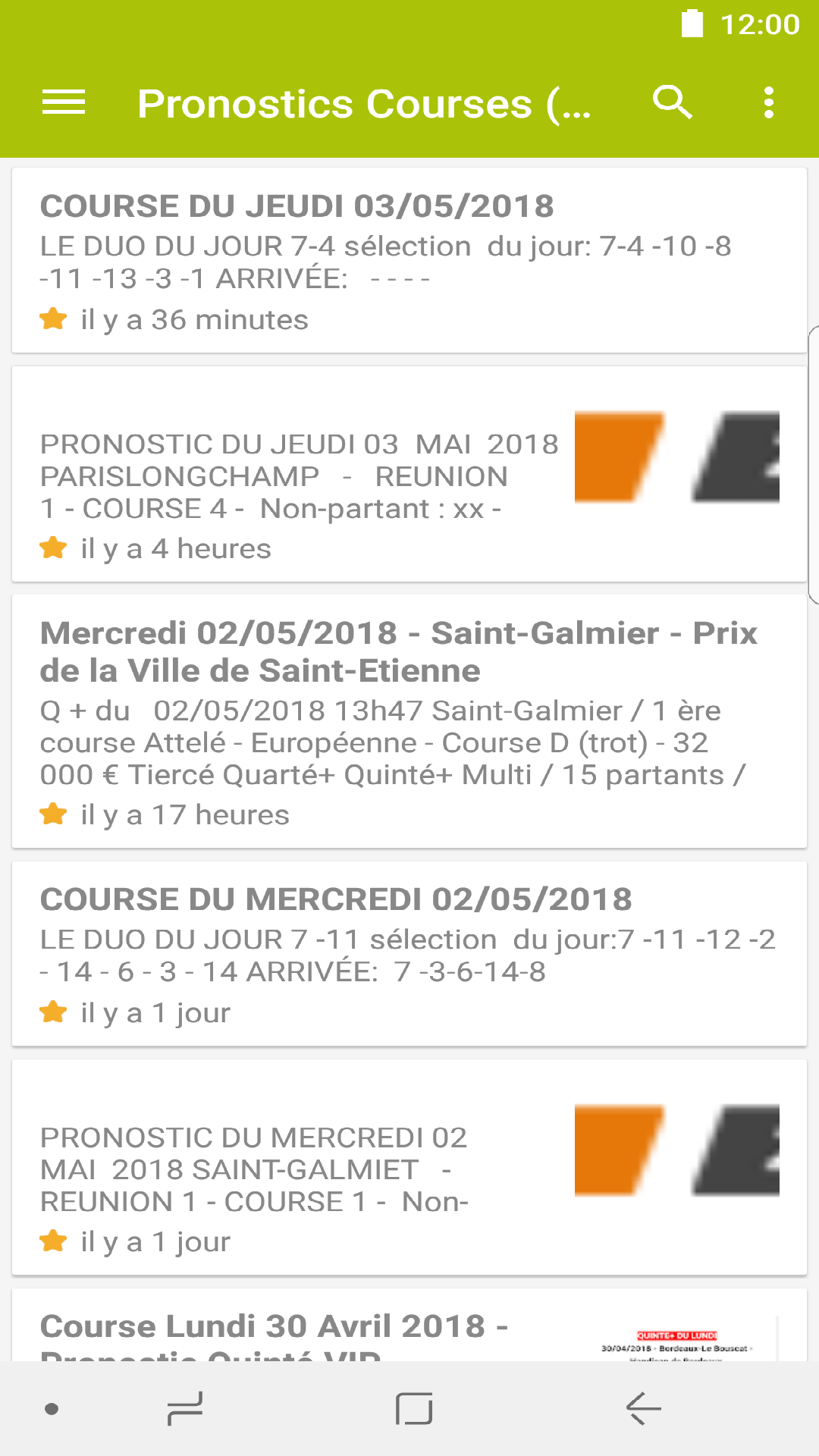 Amazon Com Pronostics Courses Appstore For Android